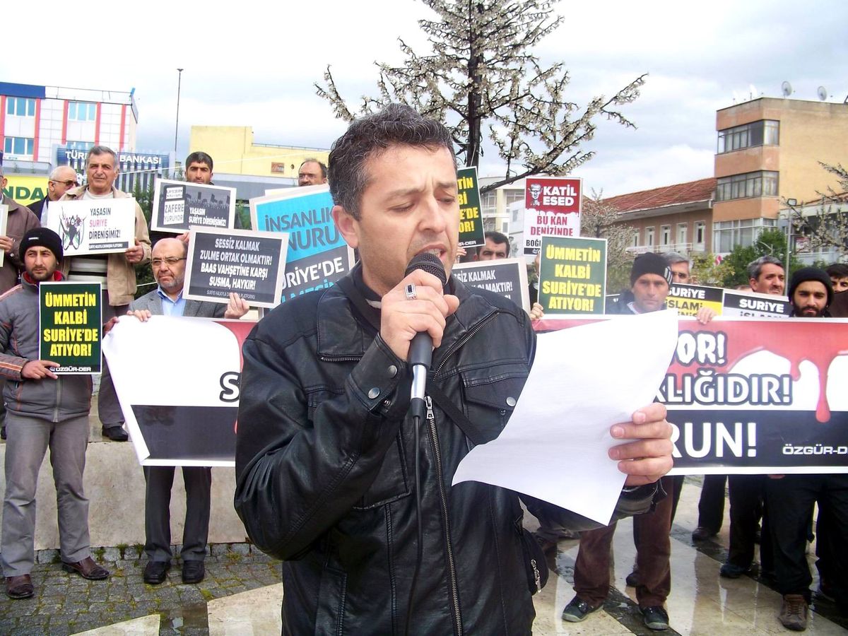 Esad ve Baas Rejimi Salihli\'de Protesto Edildi