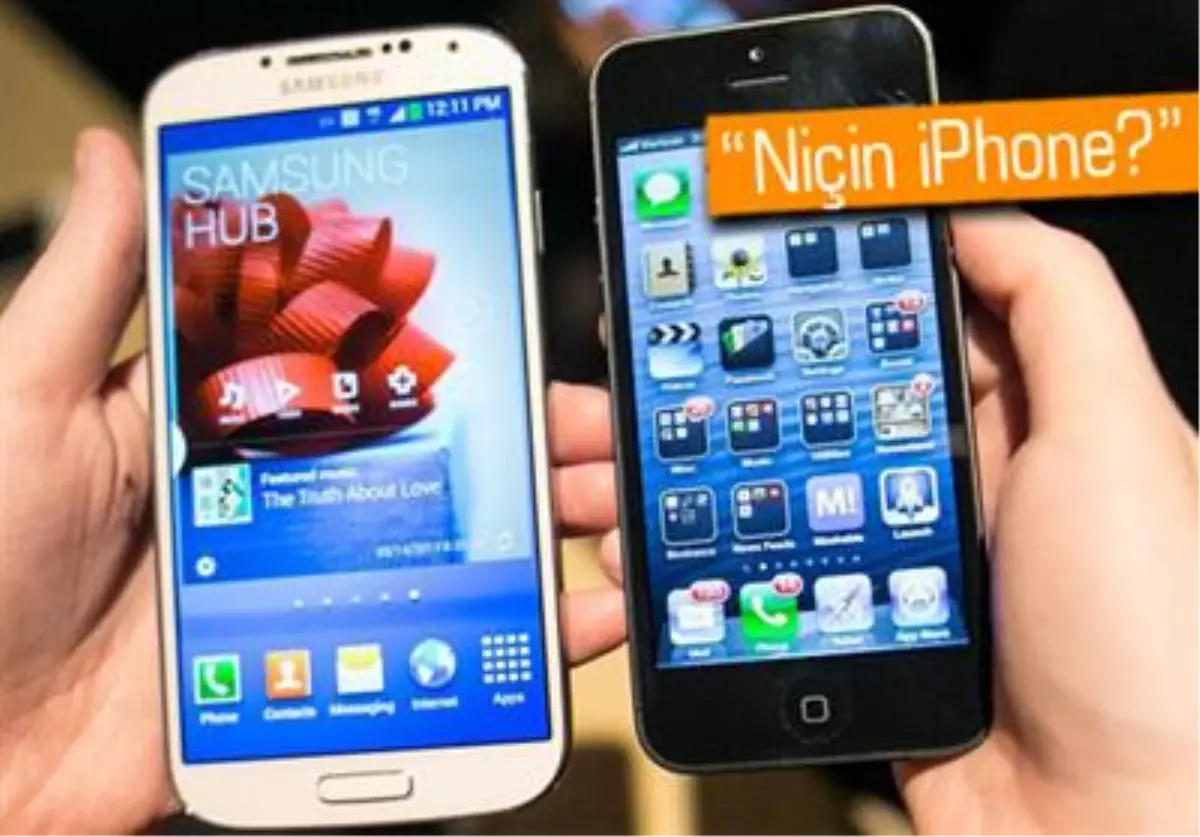 Apple, İphone 5\'in Galaxy S4\'ten Niçin İyi Olduğunu Anlattı