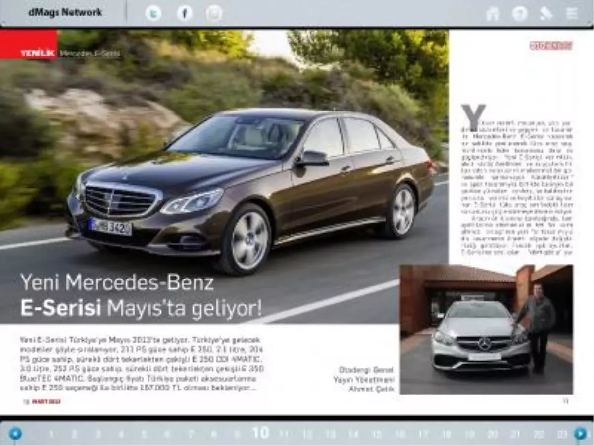 Yeni Mercedes E Serisi Otodergi Mart Sayısında!