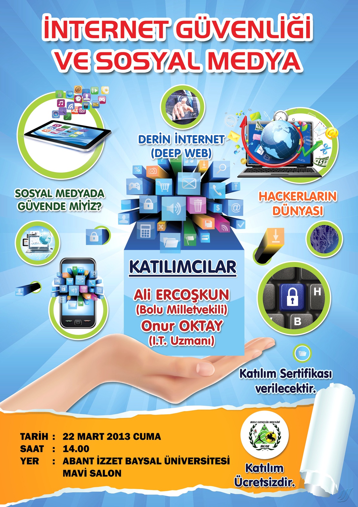 Bolu\'da İnternet Güvenliği Anlatılacak