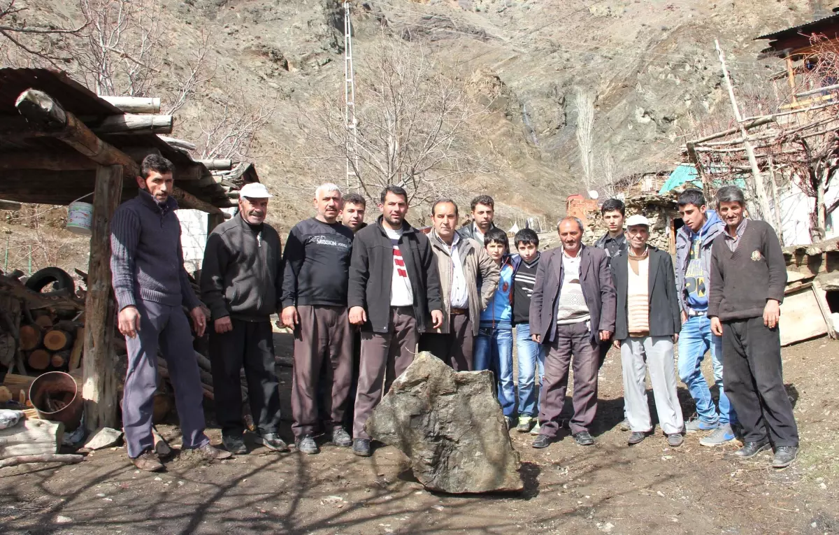 Erzurum\'da Köylülerin Kaya Korkusu