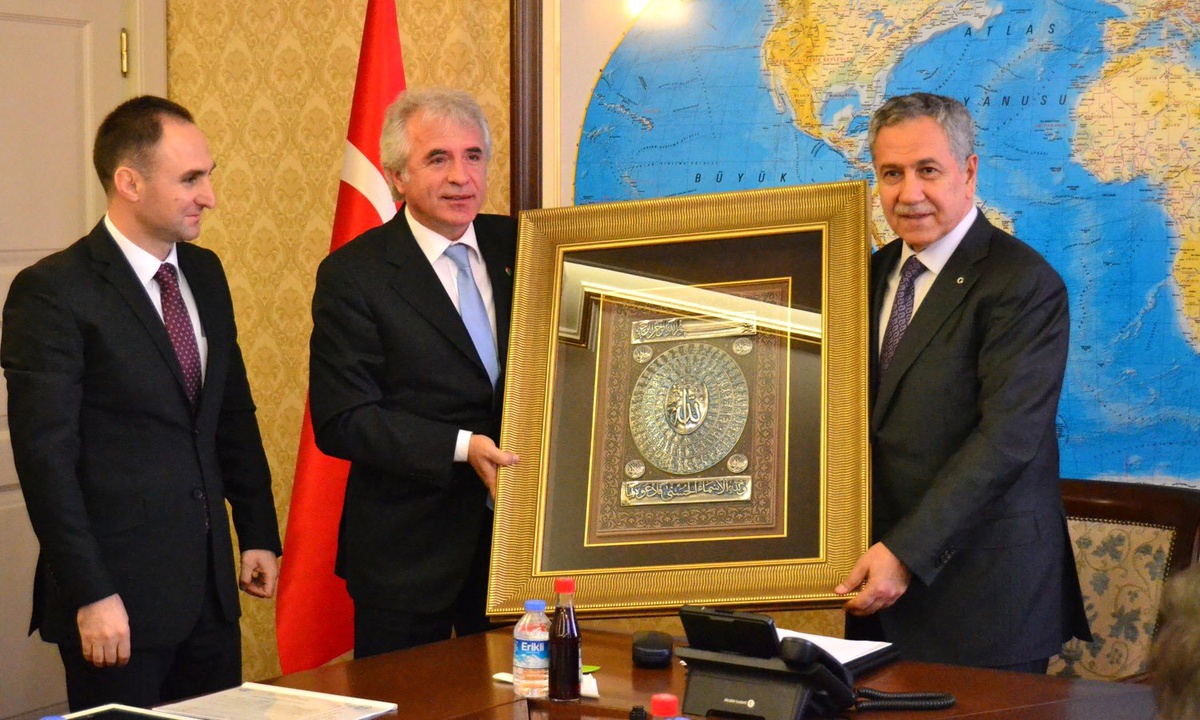 Arınç ve Baykan\'a Teşekkür Ziyareti