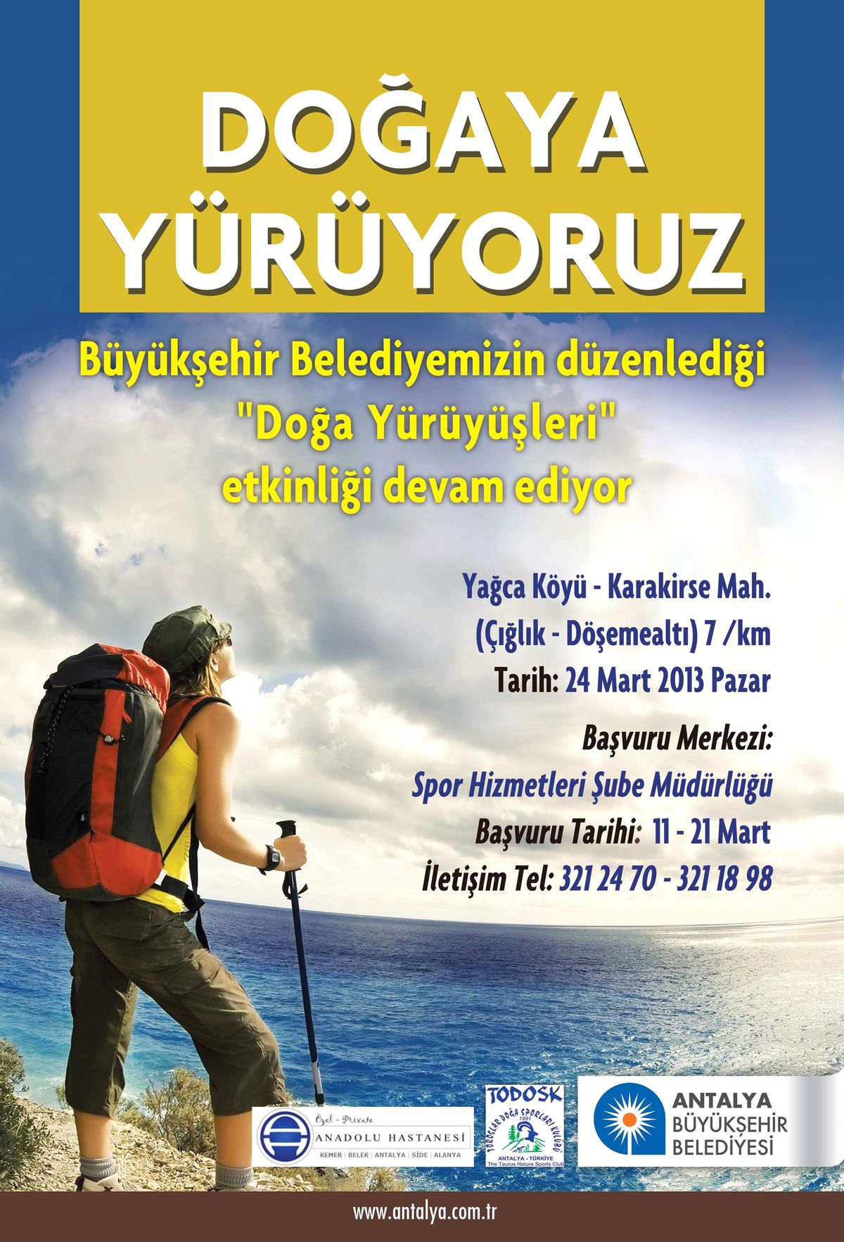 Büyükşehir\'den Ücretsiz Doğa Yürüyüşü