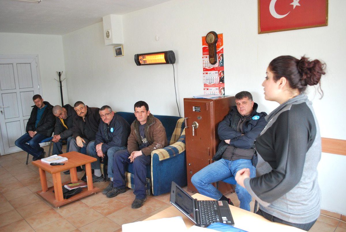 Küçükköy Belediyesi\'nde Eğitim Dersi