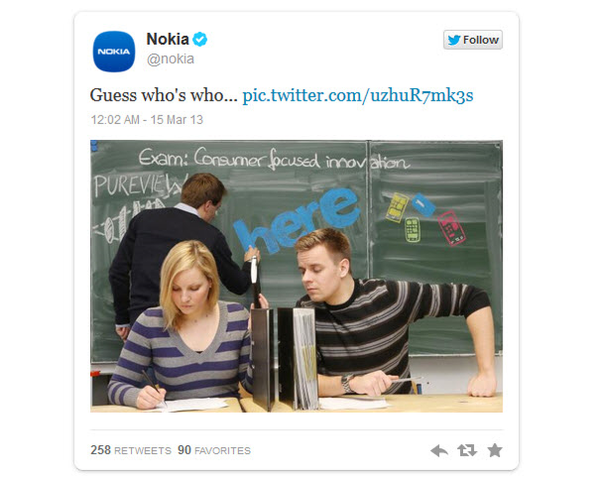 "Lumia\'dan kopya çektiniz!"