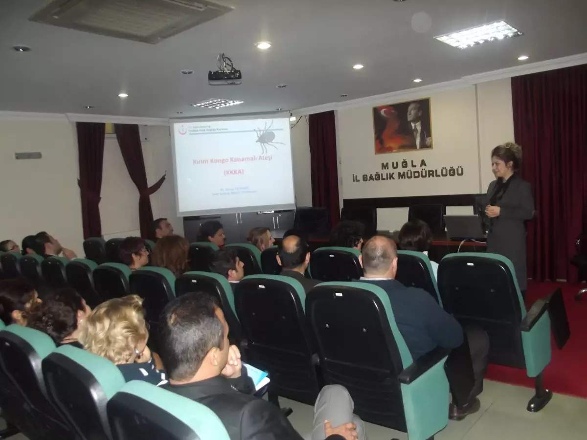 Muğla\'da Kırım Kongo Kanamalı Ateşi Eğitimi