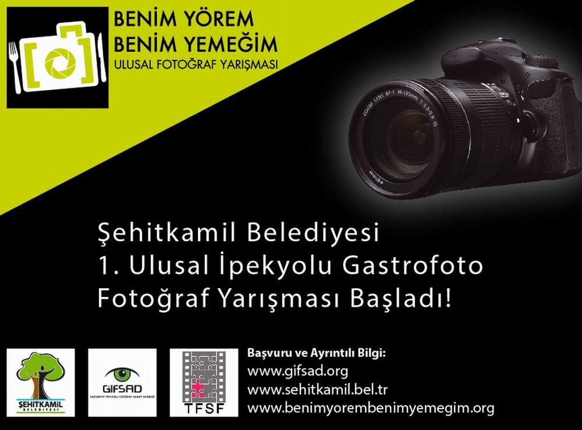 Şehitkamil Belediyesinden 1. Ulusal İpekyolu Gastrofoto Fotoğraf Yarışması