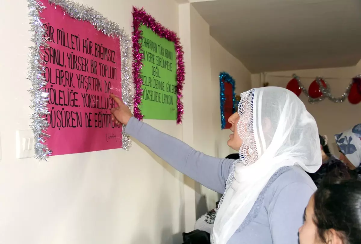 Silvan\'da 23 Kadın Okuma Yazma Belgesi Aldı