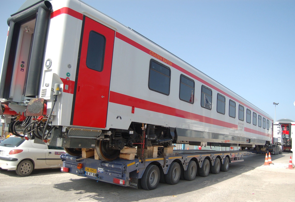 Türkiye 30 Yıl Sonra İlk Tren İhracatını Gerçekleştirdi