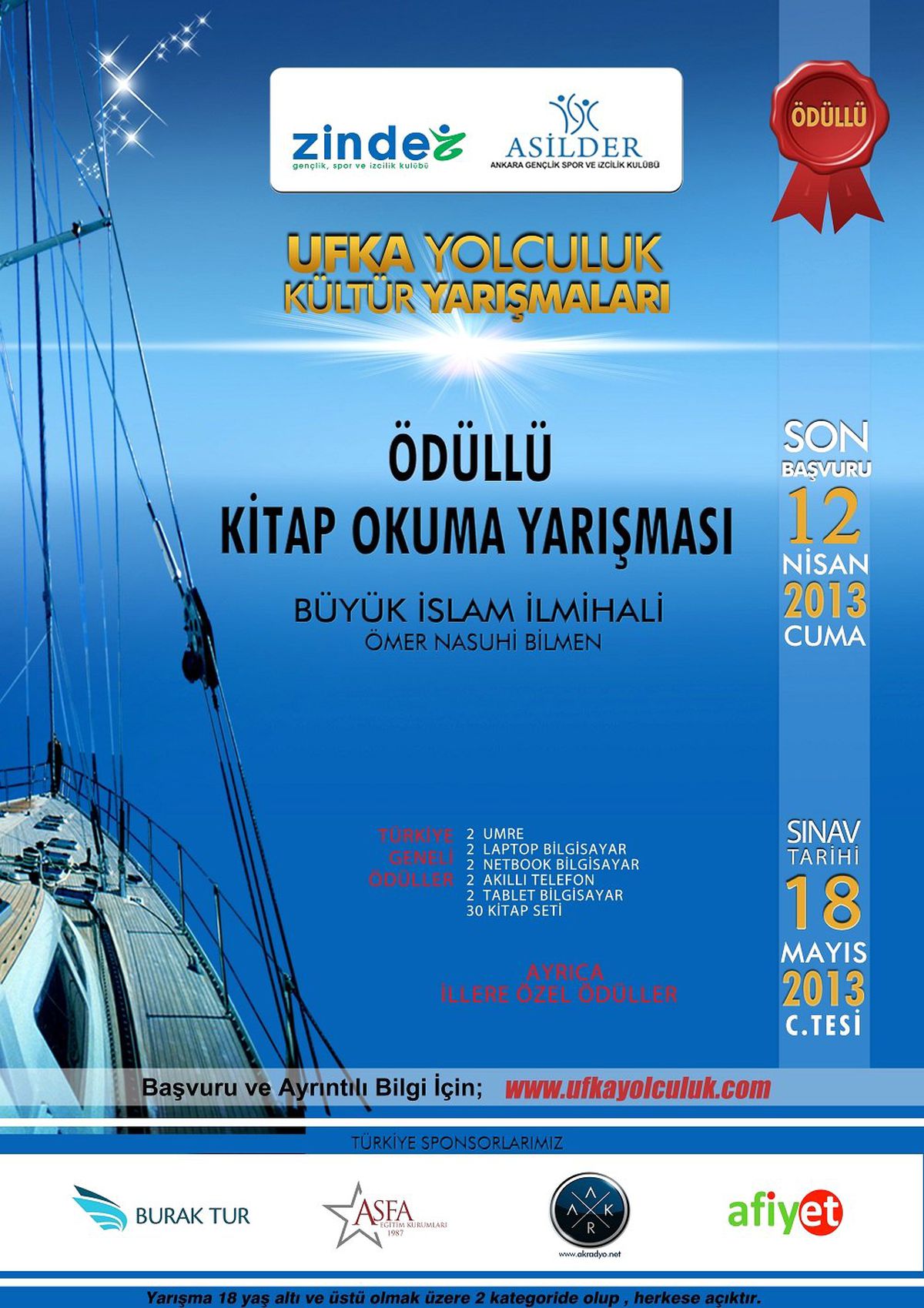 Umre Ödüllü Kitap Okuma Yarışmasına İlgi