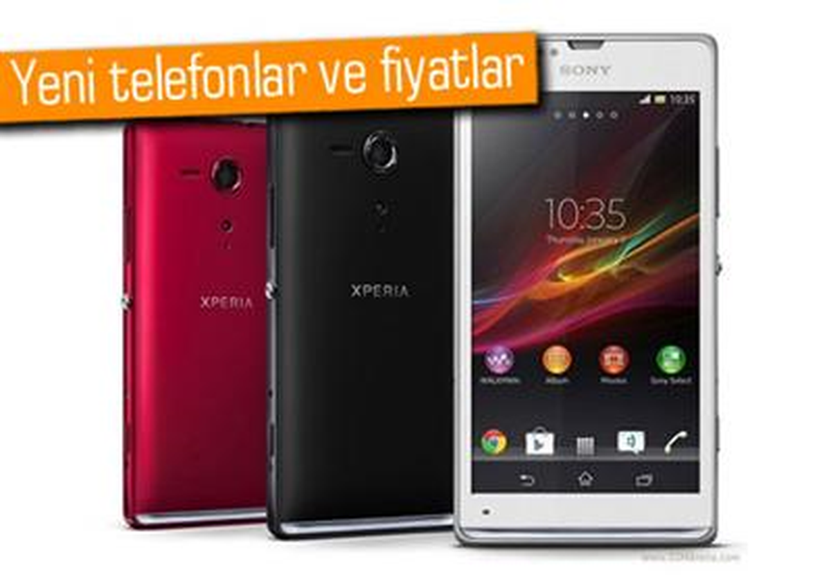 Xperia Sp ve Xperia L'nin Avrupa Fiyatları Belli Oldu