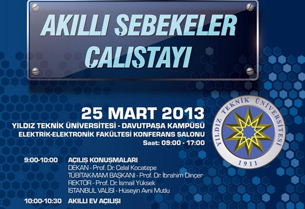 YTÜ\'de Akıllı Şebekeler Çalıştayı Yapılacak