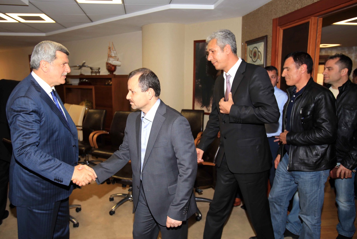 Büyükşehir İşçisinden Teşekkür Ziyareti