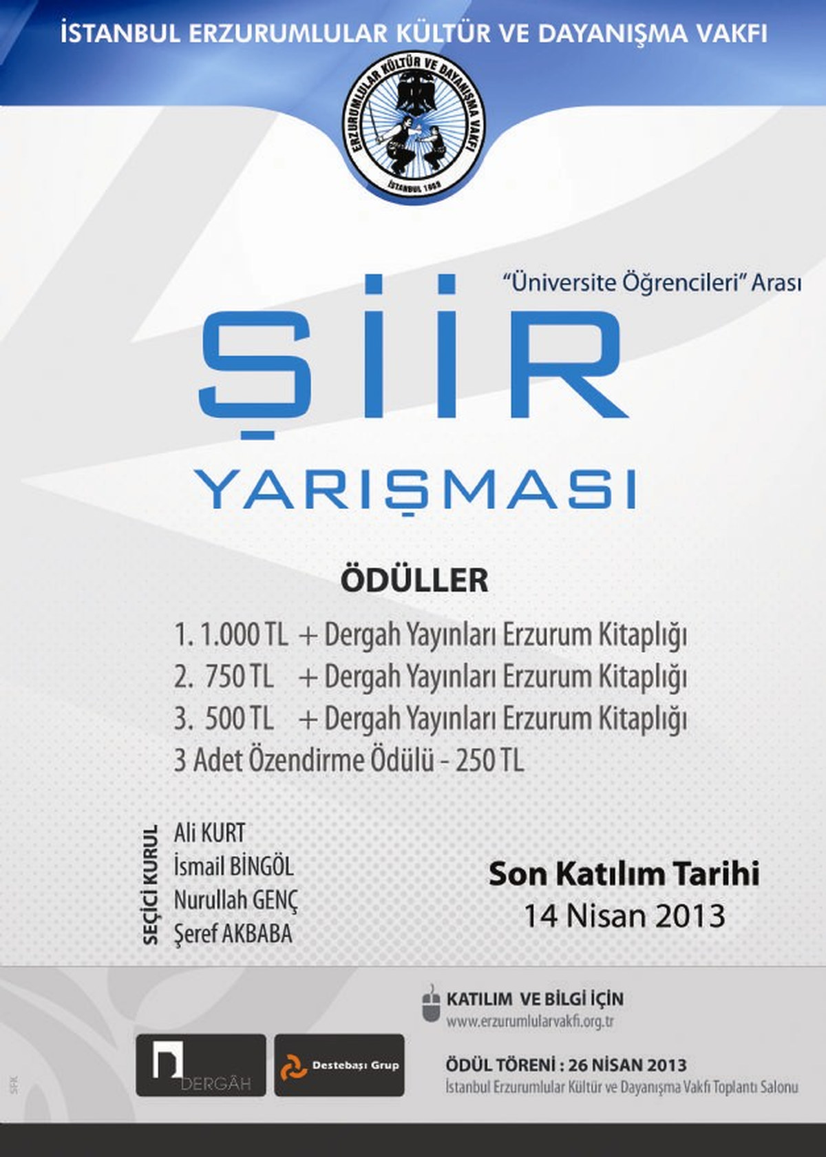 Genç Dadaşlardan Şiir Yarışması