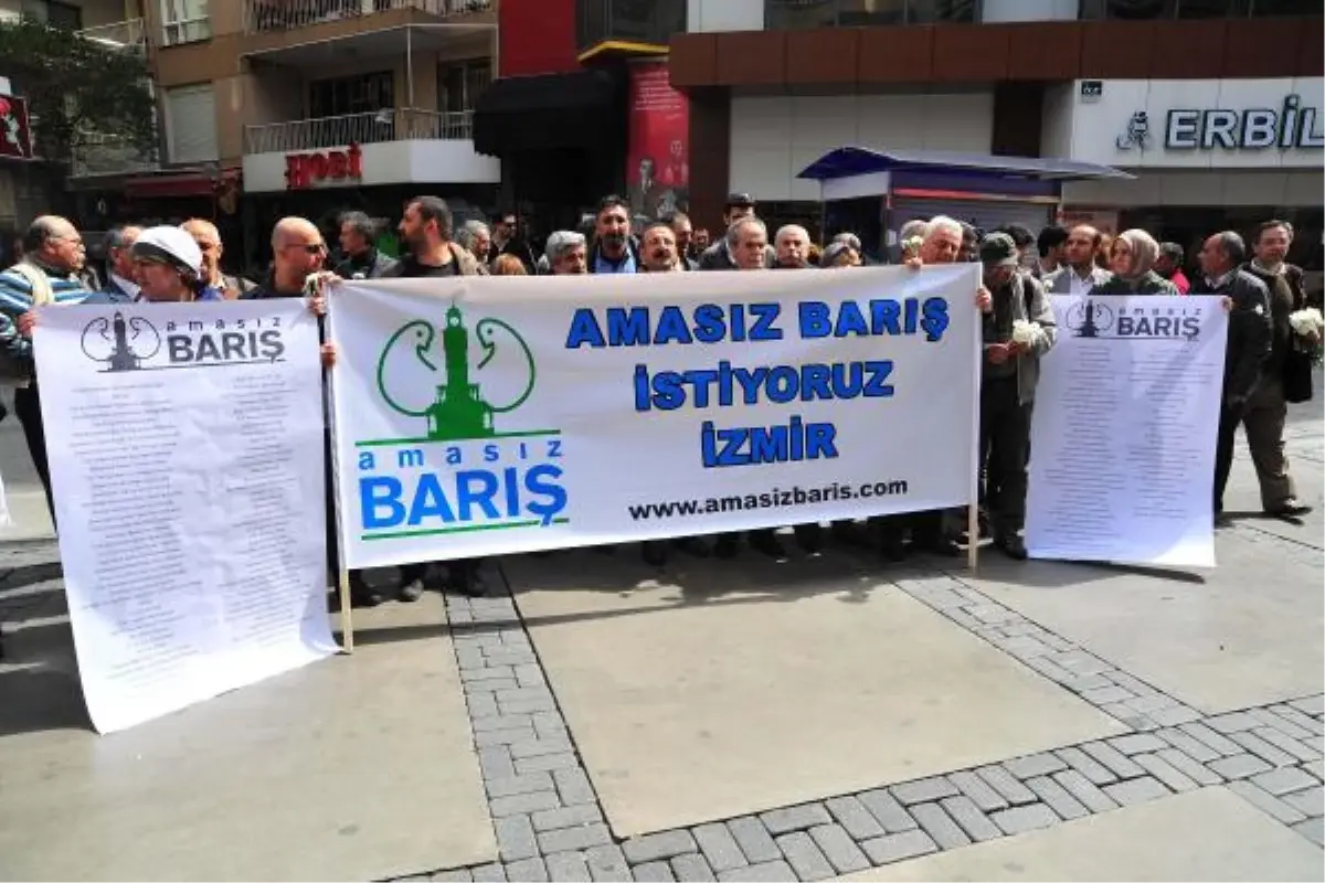 İzmir'de 163 Stk'dan Çözüm Sürecine Destek Eylemi