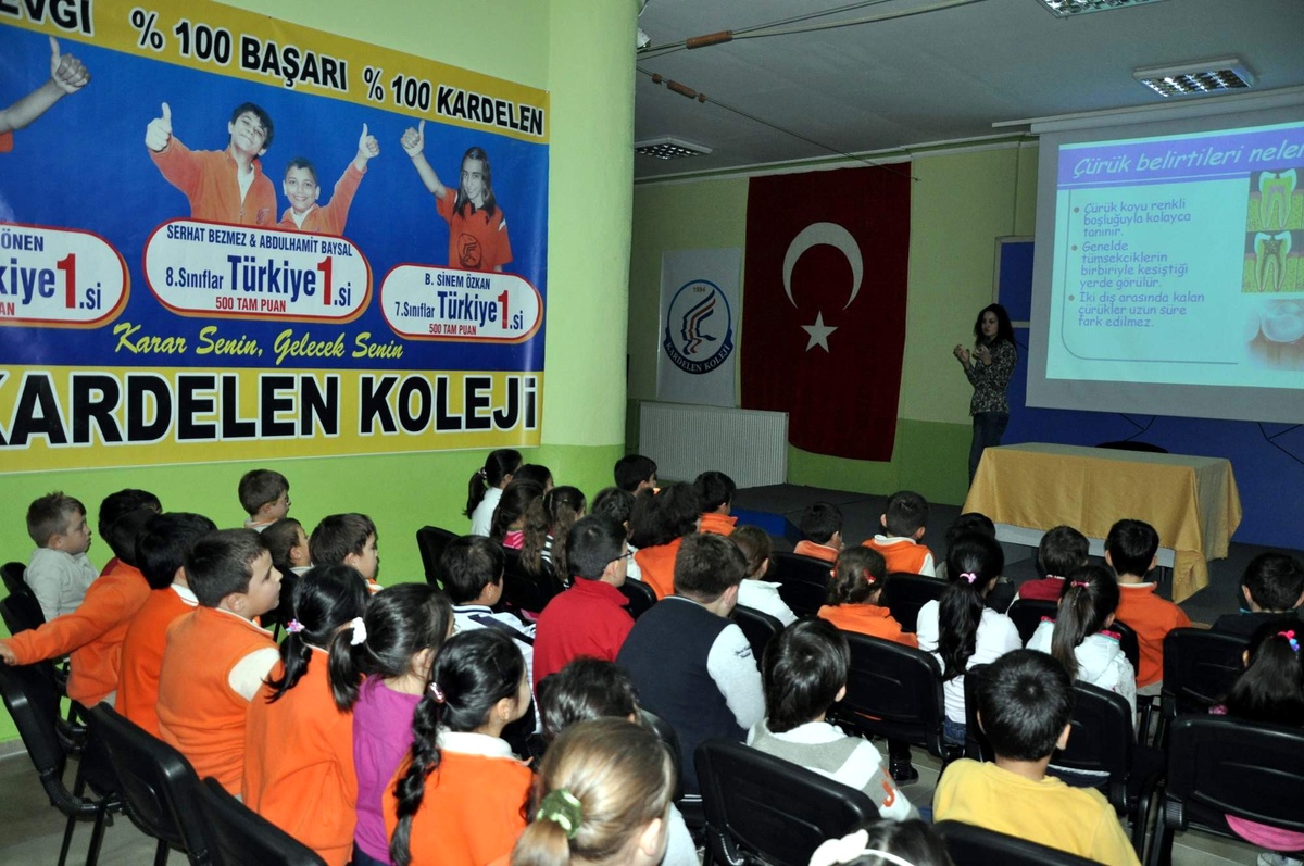 Öğrencilere Diş Sağlığı Semineri Verildi
