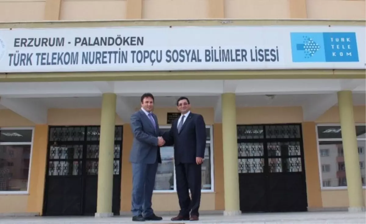 Türk Telekom\'dan Erzurum Palandöken Türk Telekom Nurettin Topçu Sosyal Bilimler Lisesi...