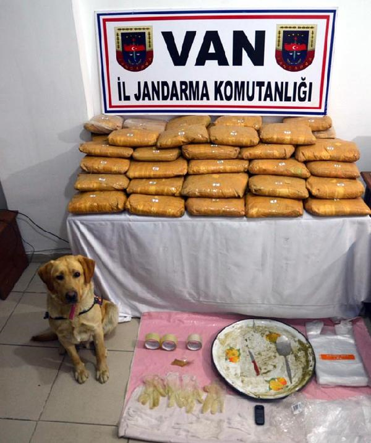 Van\'da 111 Kilo Esrar Ele Geçirildi