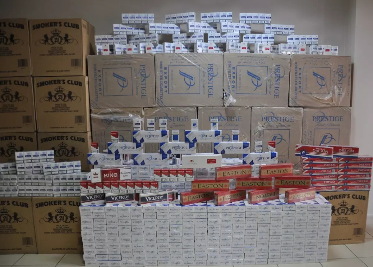 Bafra\'da Kaçak Sigaraya Geçit Yok