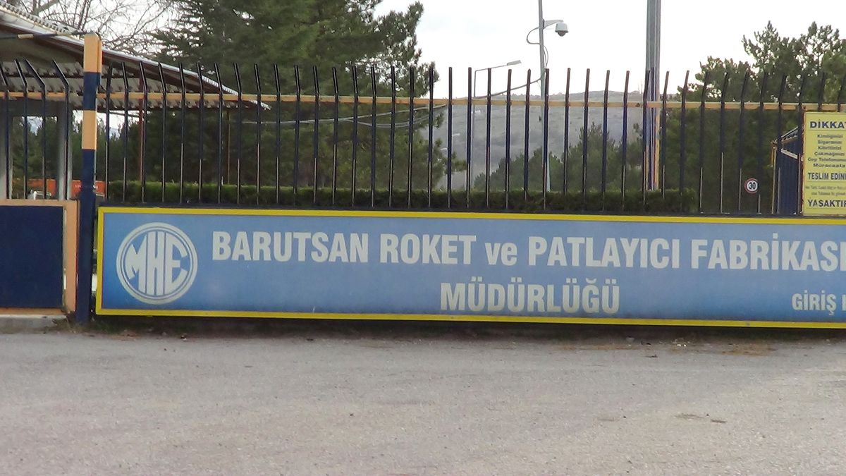 Barutsan Fabrikası\'ndaki Yangın