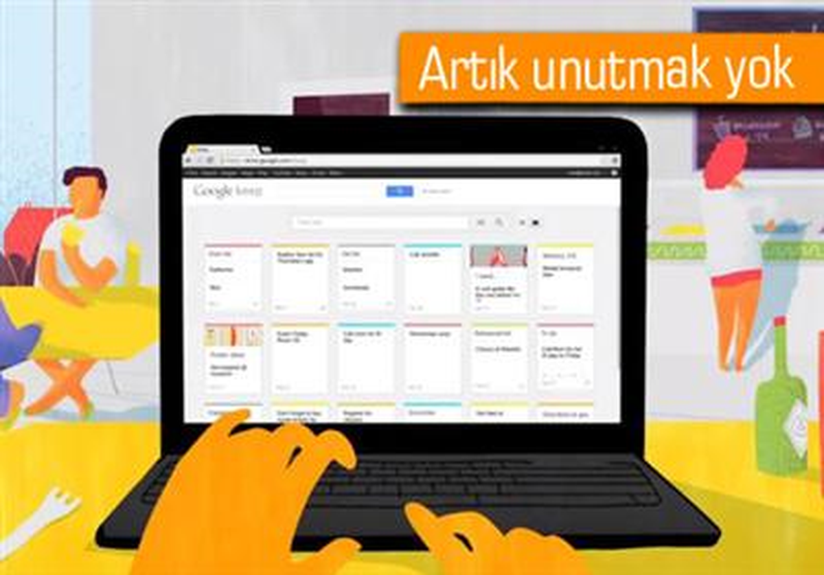 Google\'dan Evernote Kopyası Servis: Google Keep