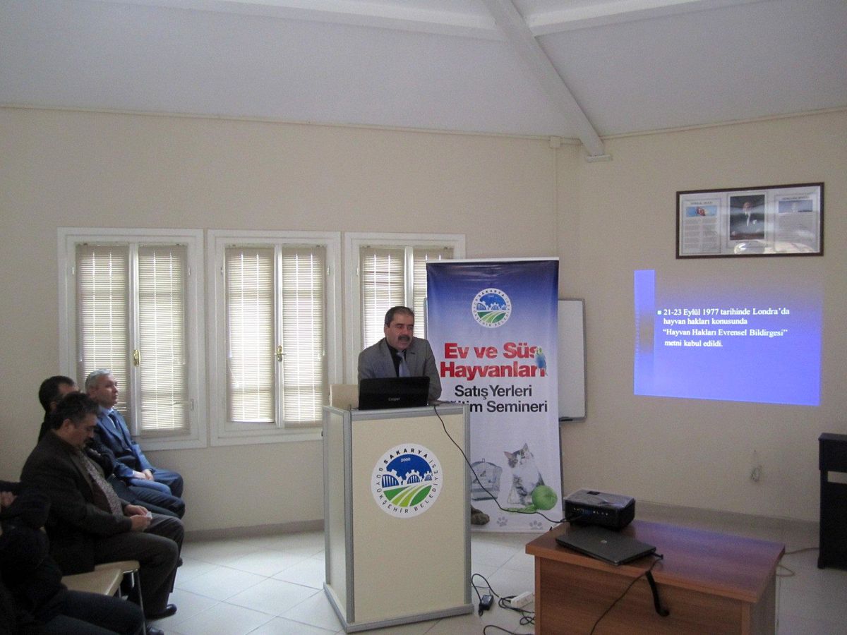 Sakarya Büyükşehir Belediyesi Veteriner Hizmetleri Sertifika Verdi