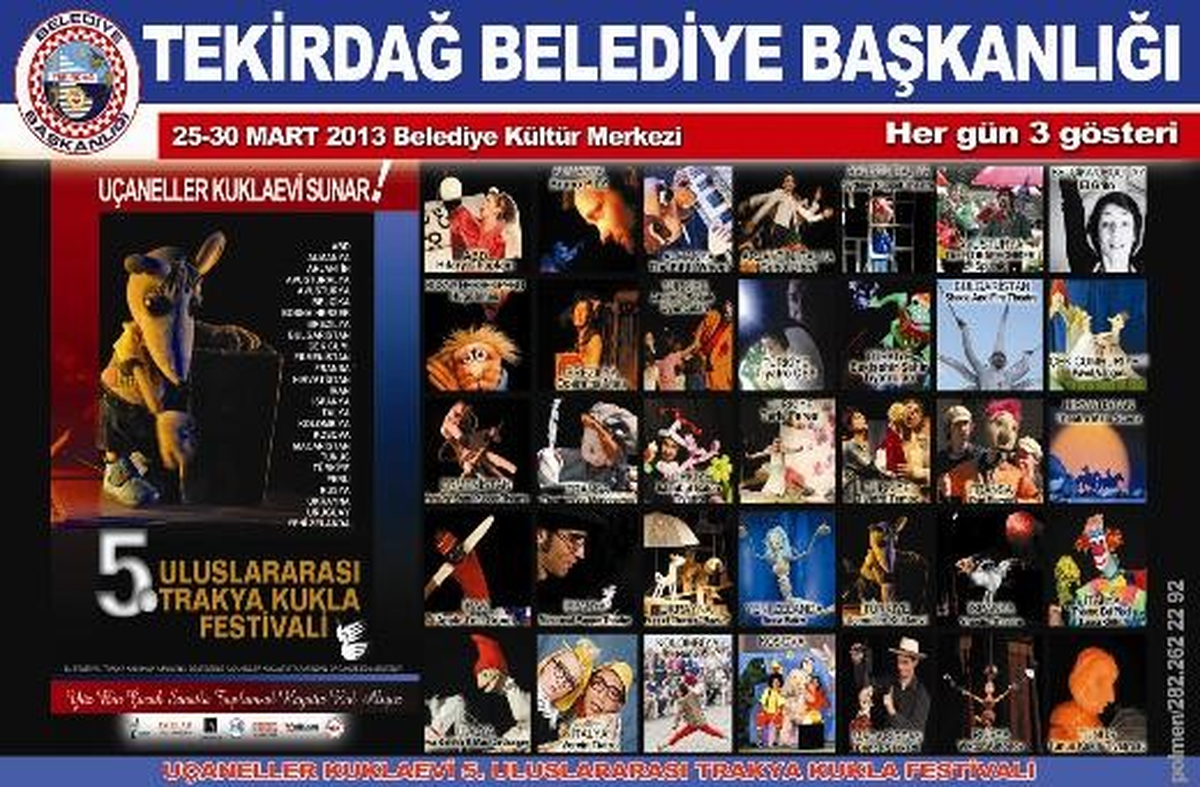 5. Uluslararası Trakya Kukla Festivali Başlıyor