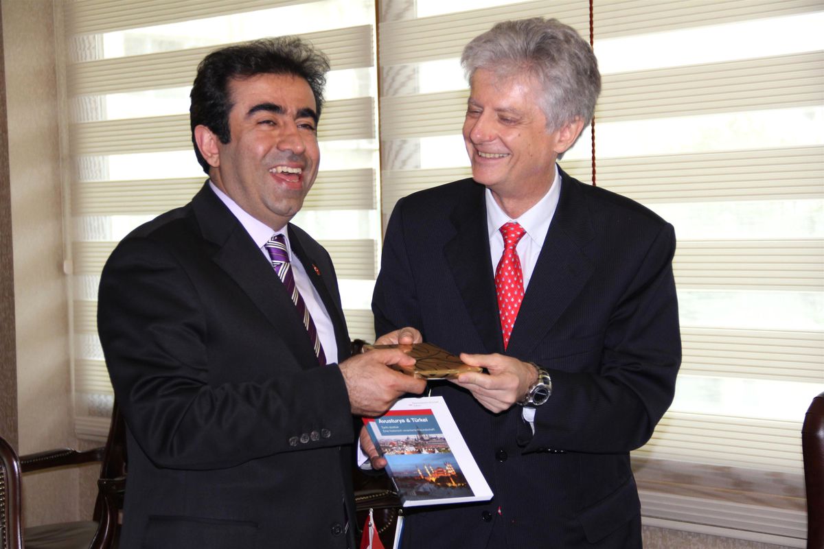 Avusturya Büyükelçisi Wolfer Mersin\'de