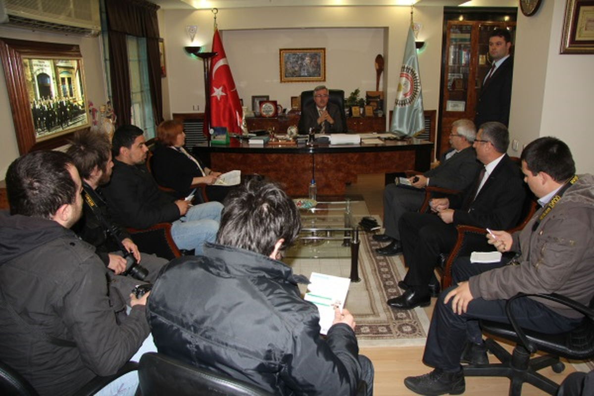 Başkan Çağlayan Ulusal ve Yerel Basın ile Birlikteydi