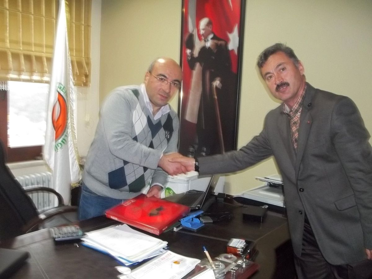 Başkan Suna\'dan Ali Kumaş\'a Ziyaret