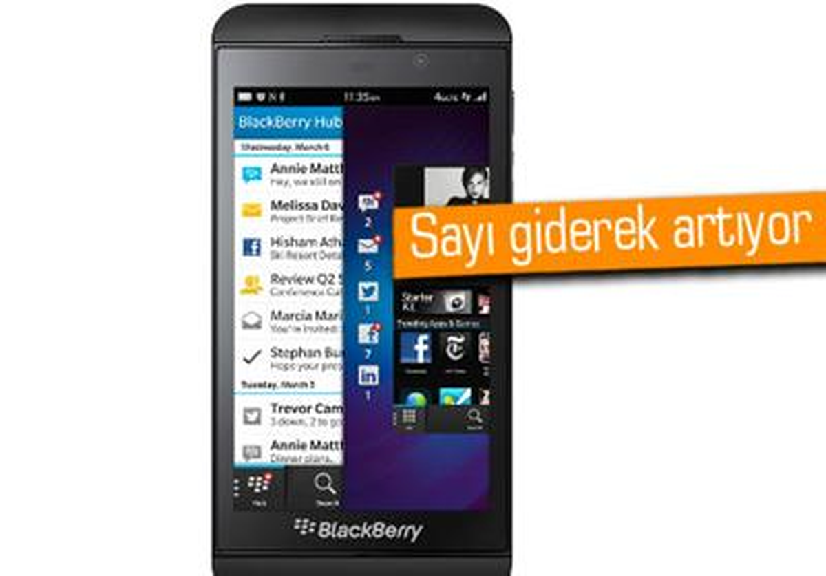 Blackberry 10, 100 Bin Uygulamayı Gördü