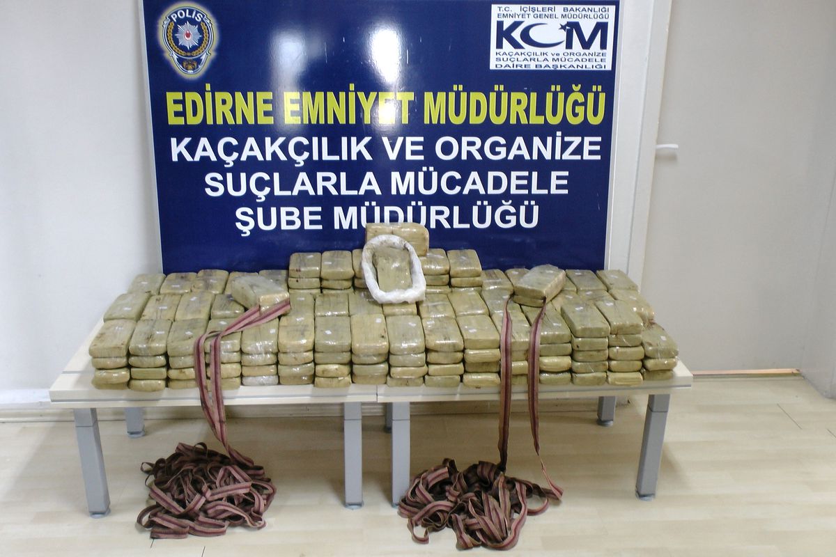 Edirne\'de Uyuşturucu Operasyonu
