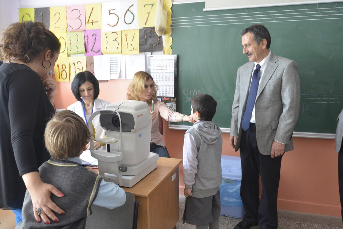 Öğrenciler Sağlık Taramasından Geçiyor