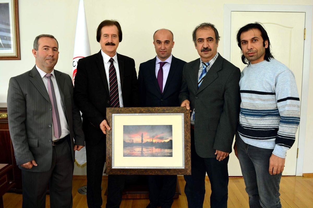 Fotoğraf Sanatçıları Derneği\'nden, Rektör Kocacık\'a Ziyaret