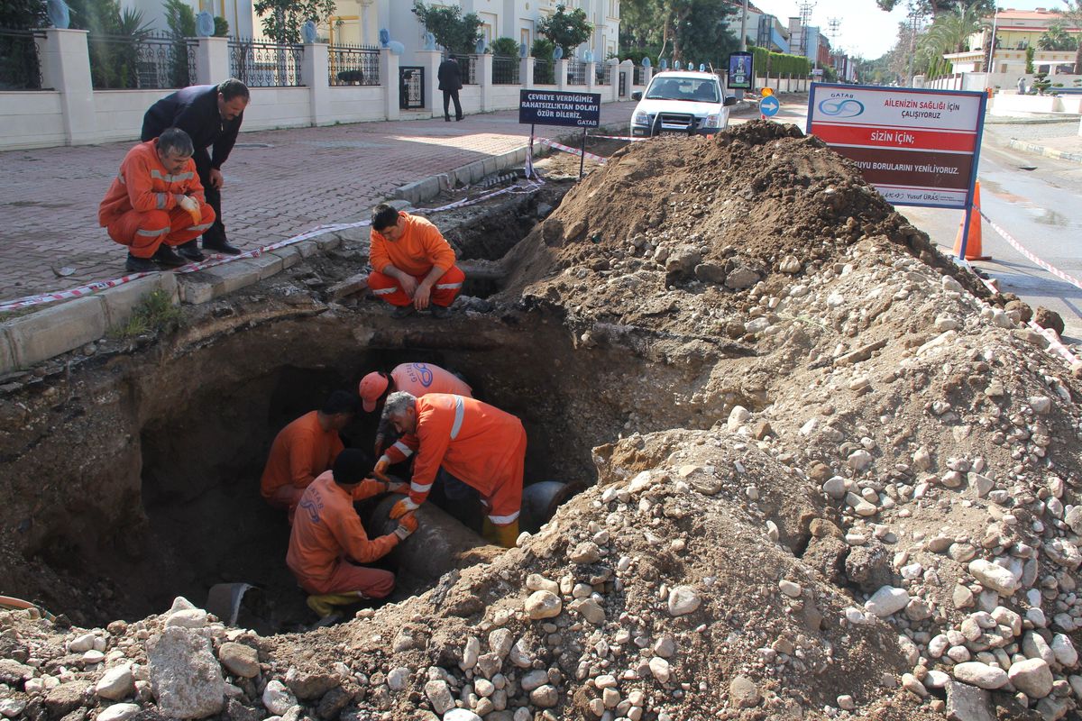 GATAB, Beldibi\'ndeki İçme Suyu Hattını Yeniliyor