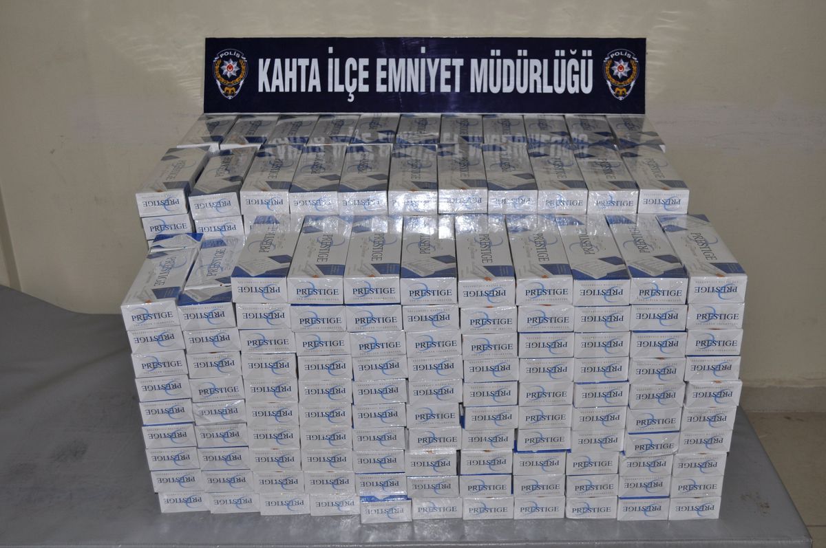 Kahta\'da 2 Bin Paket Kaçak Sigara Ele Geçirildi