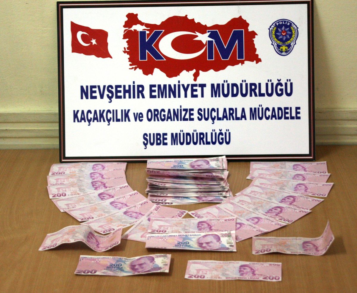 Nevşehir\'de Sahte Para Operasyonu
