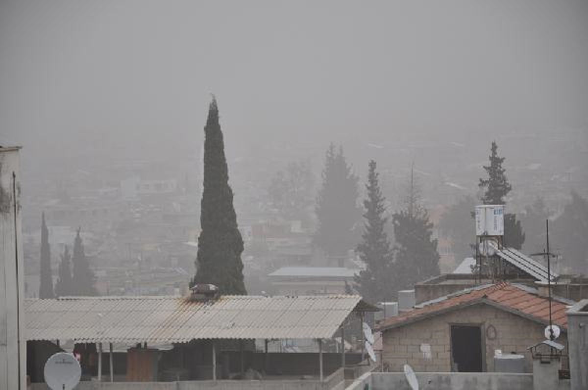 Reyhanlı\'da Toz Bulutu Etkili Oldu