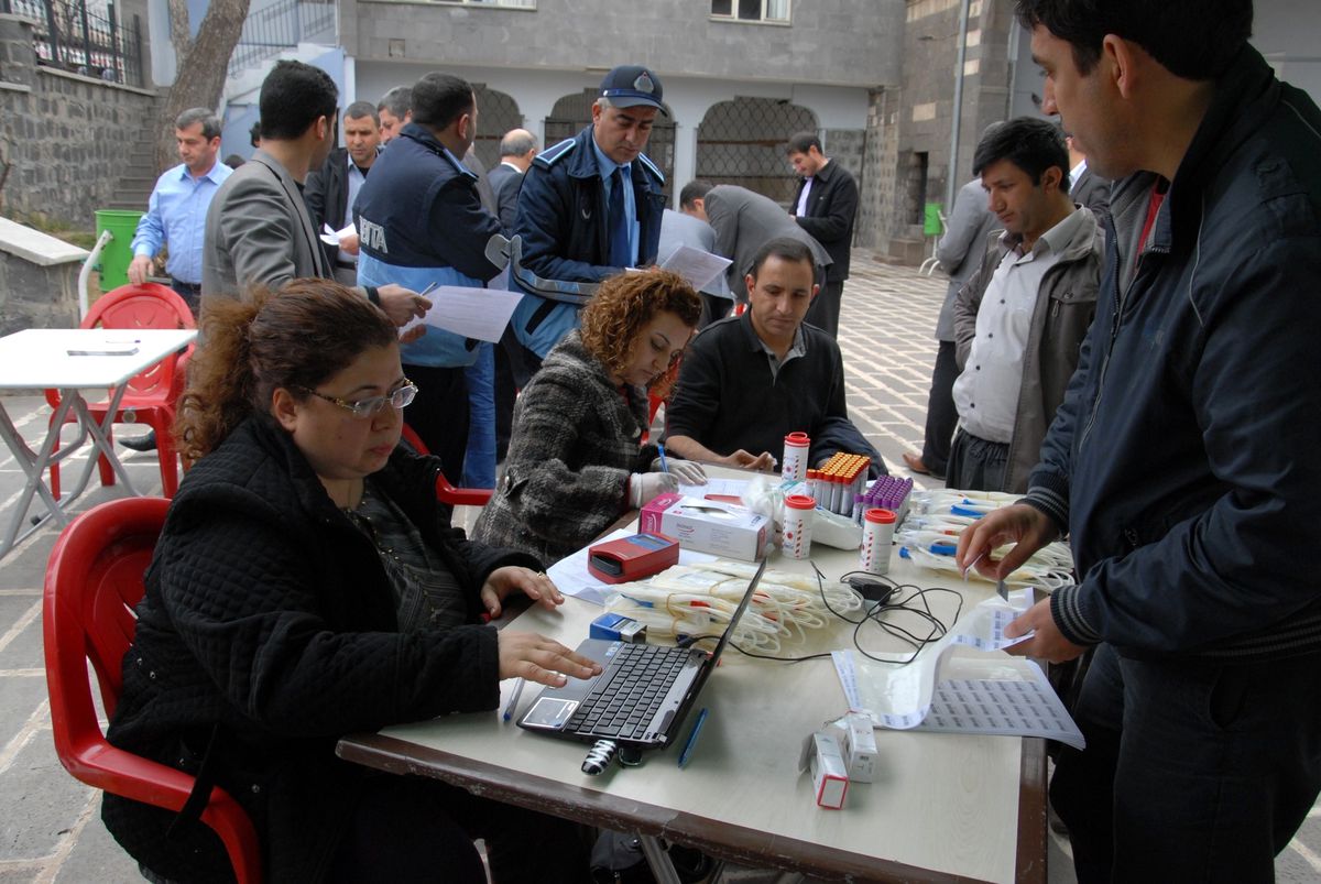 Siverek\'te Kan Bağışı Kampanyası