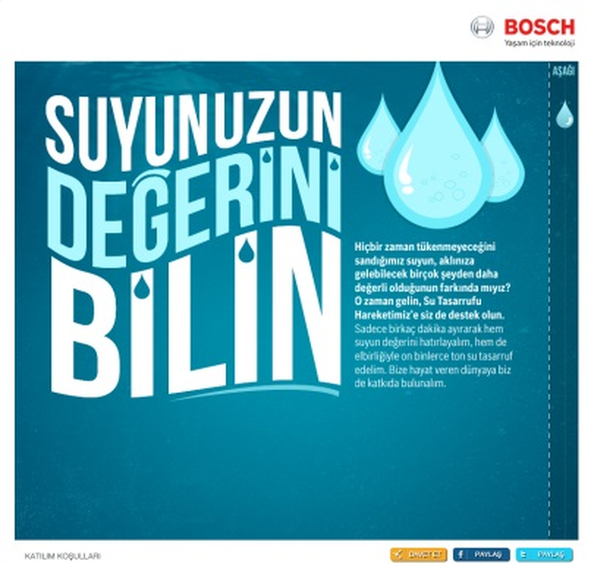 Suyunuzun Değerini Bilin