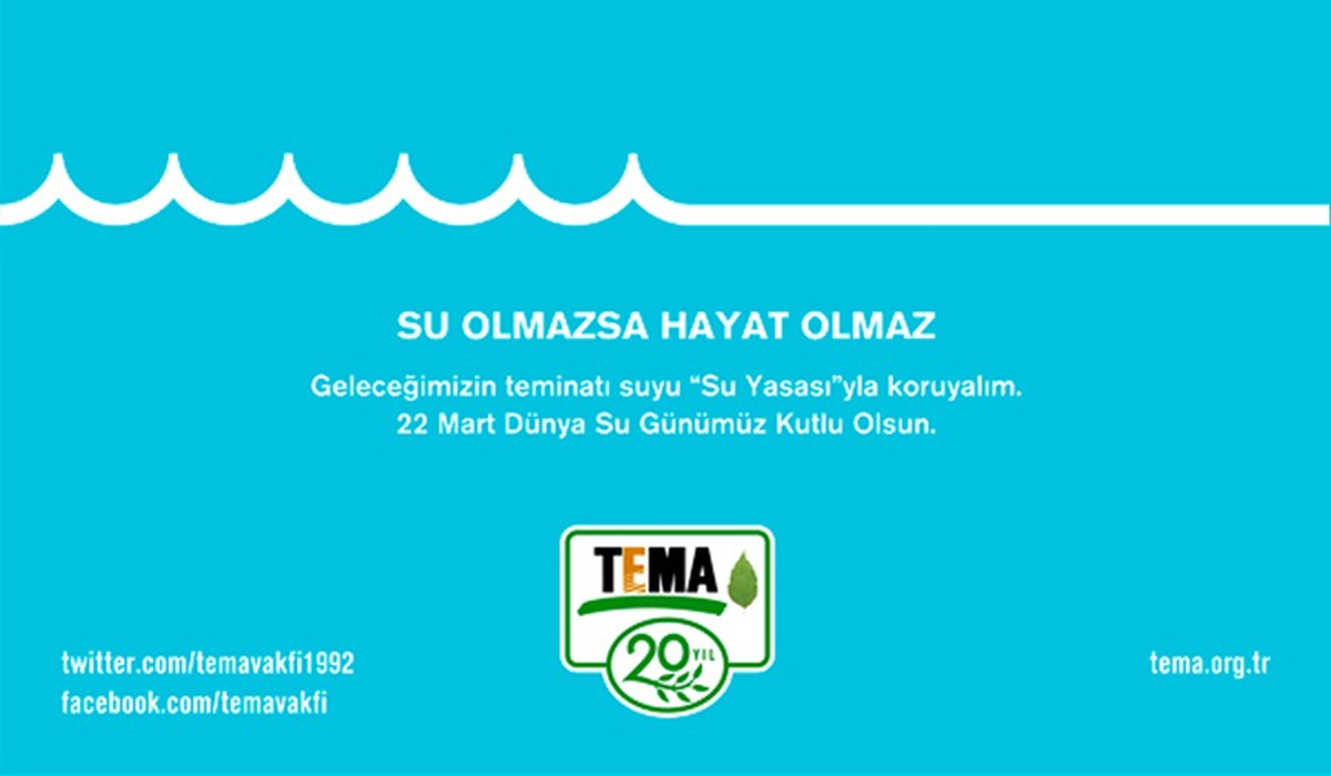 Tema\'dan "Dünya Su Günü" Açıklaması