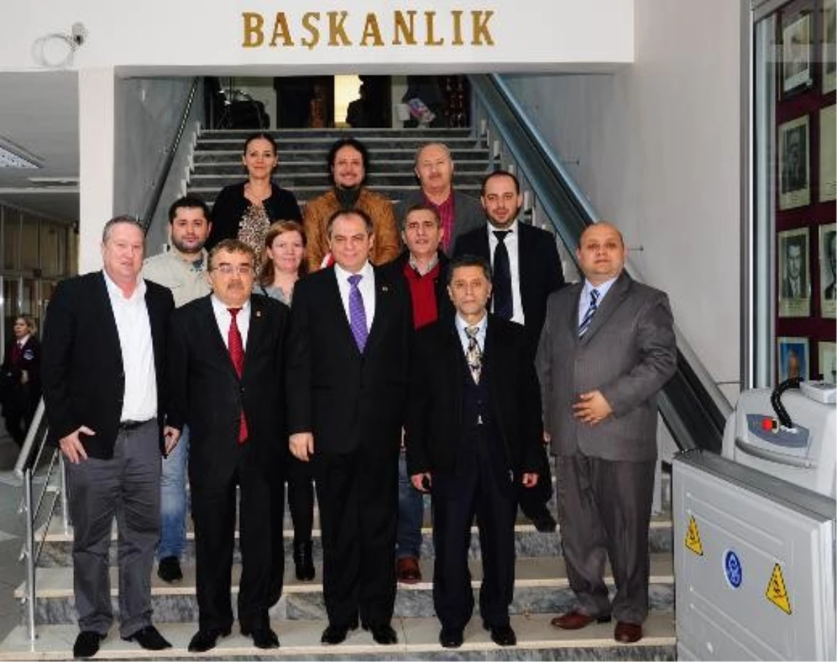 Trakya Gazeteciler Birliği Derneği\'nden Başkan Dalgıç\'a Ziyaret