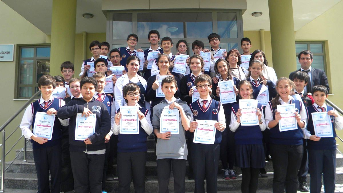 Ülkem Koleji Öğrecileri, Dünya Matematik Günü Yarışmasında
