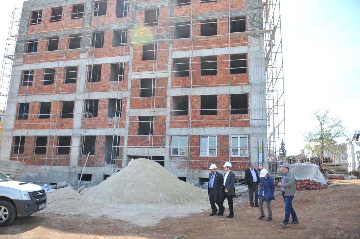 Başkan Tütüncü İhl İnşaatında İncelemelerde Bulundu