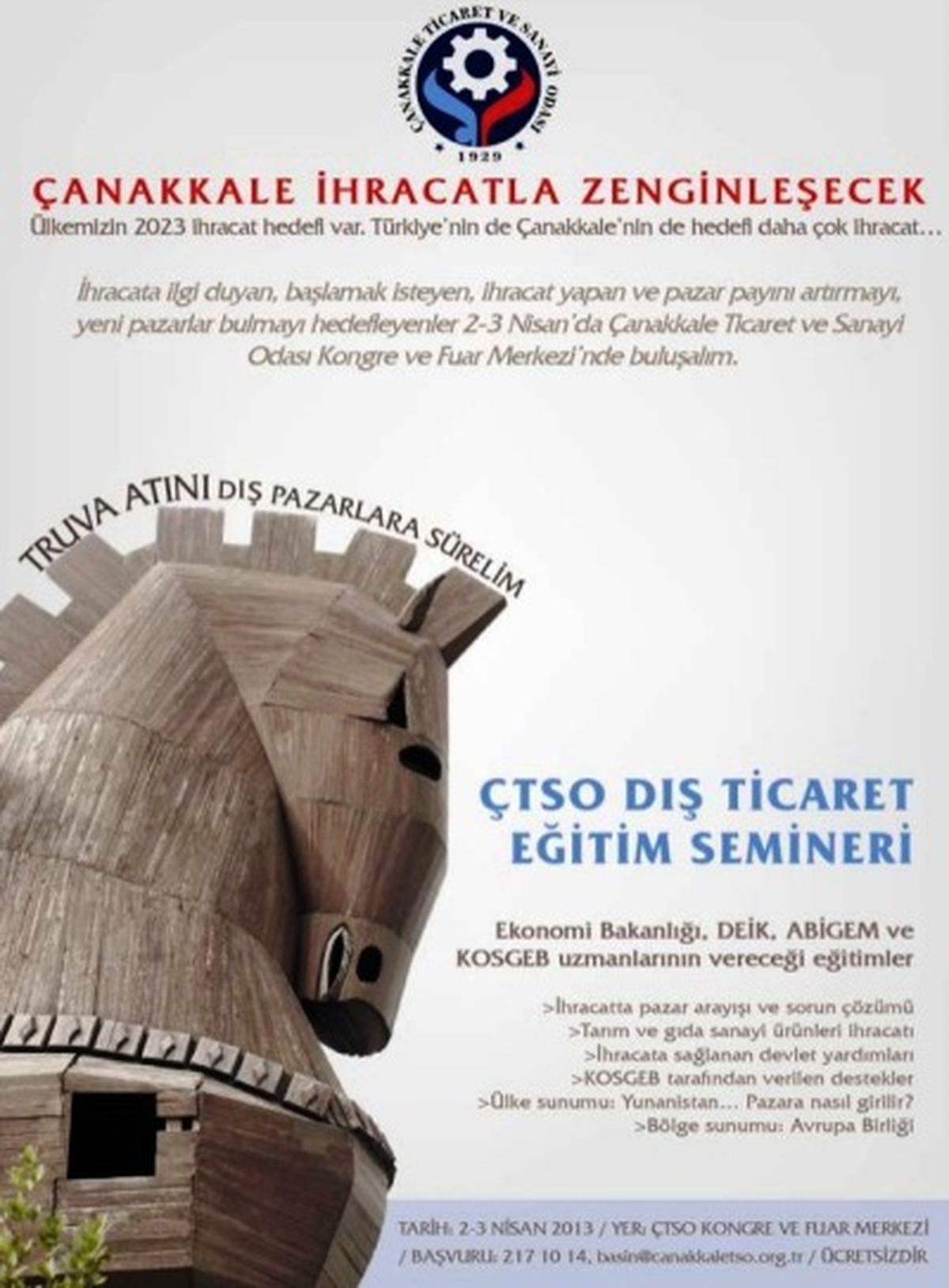 ÇTSO İhracat Eğitimi Düzenledi
