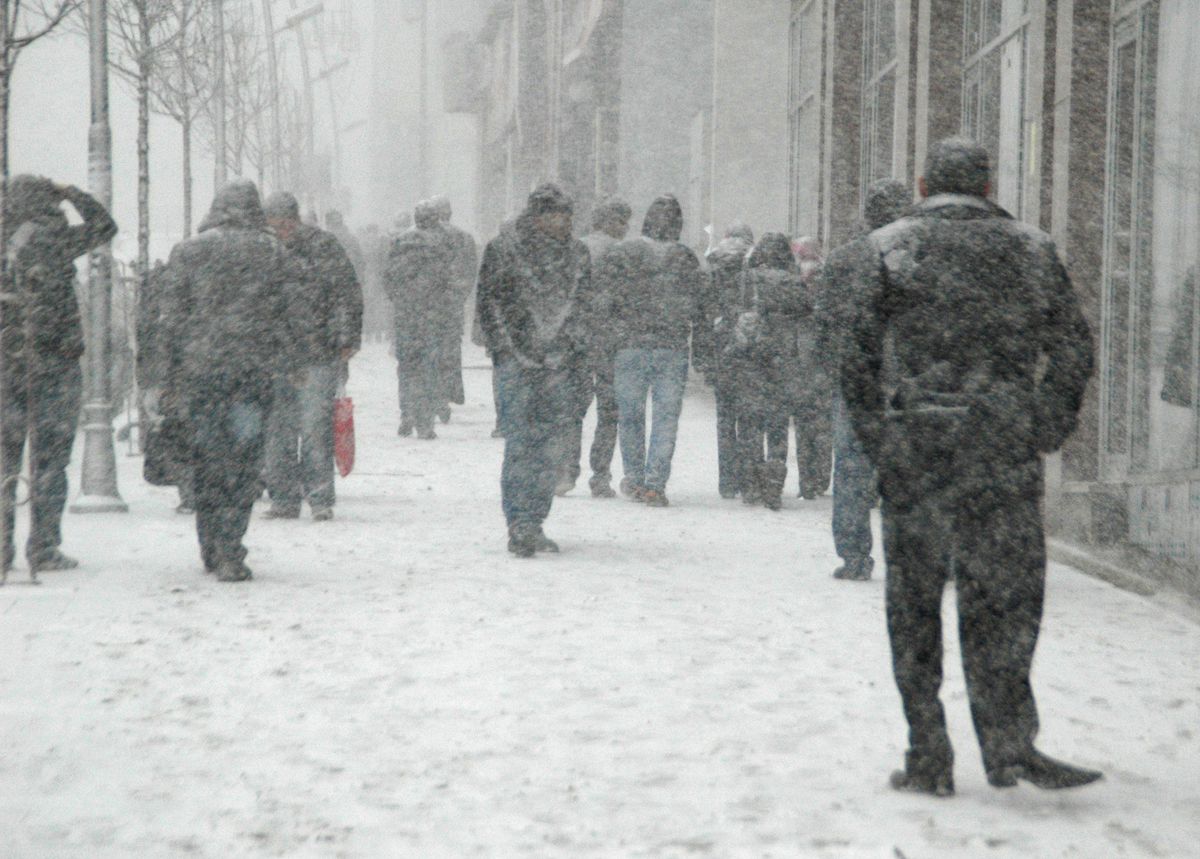 Erzurum\'da Kış Geri Geldi