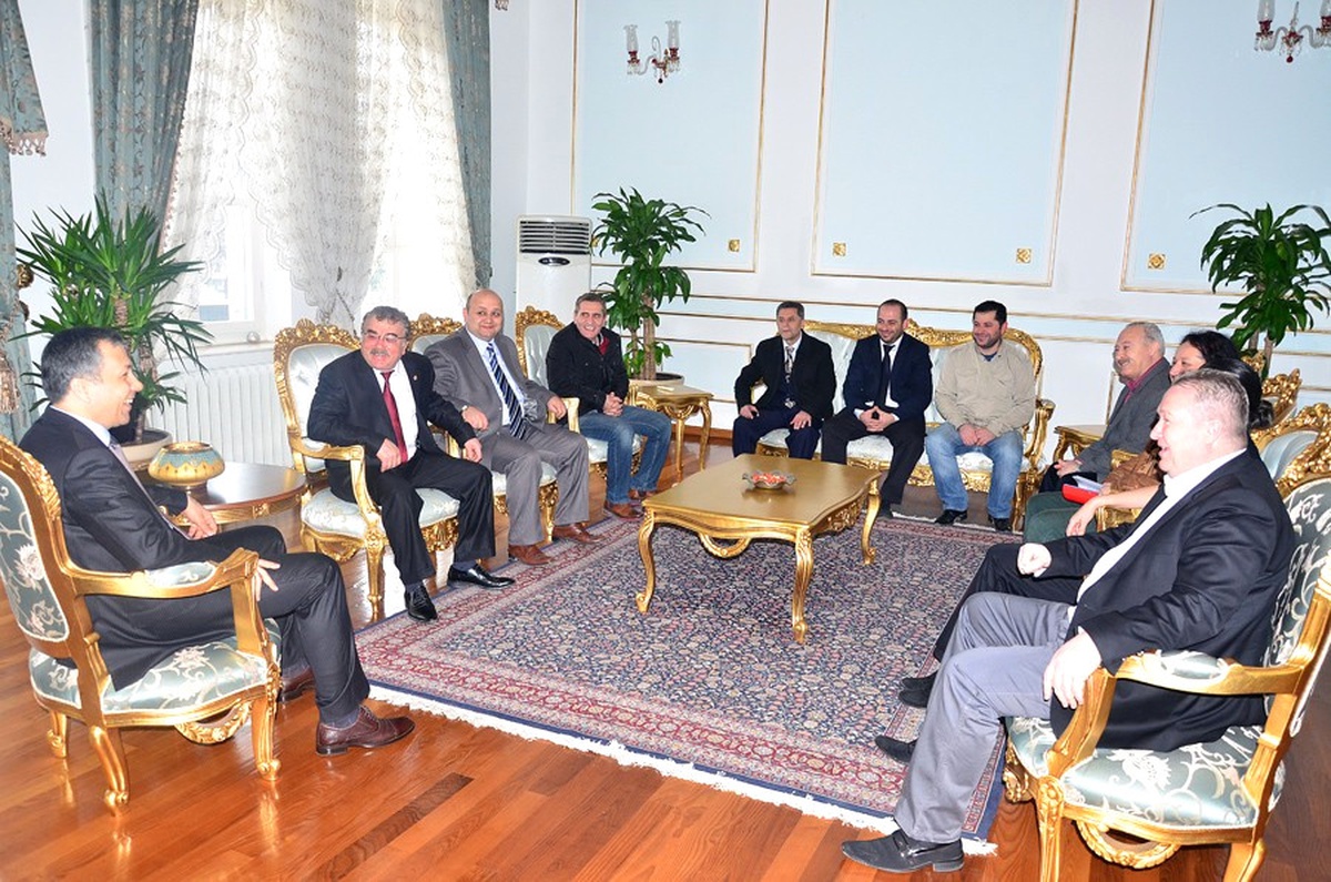 Gazetecilerden Vali Yerlikaya\'ya Ziyaret