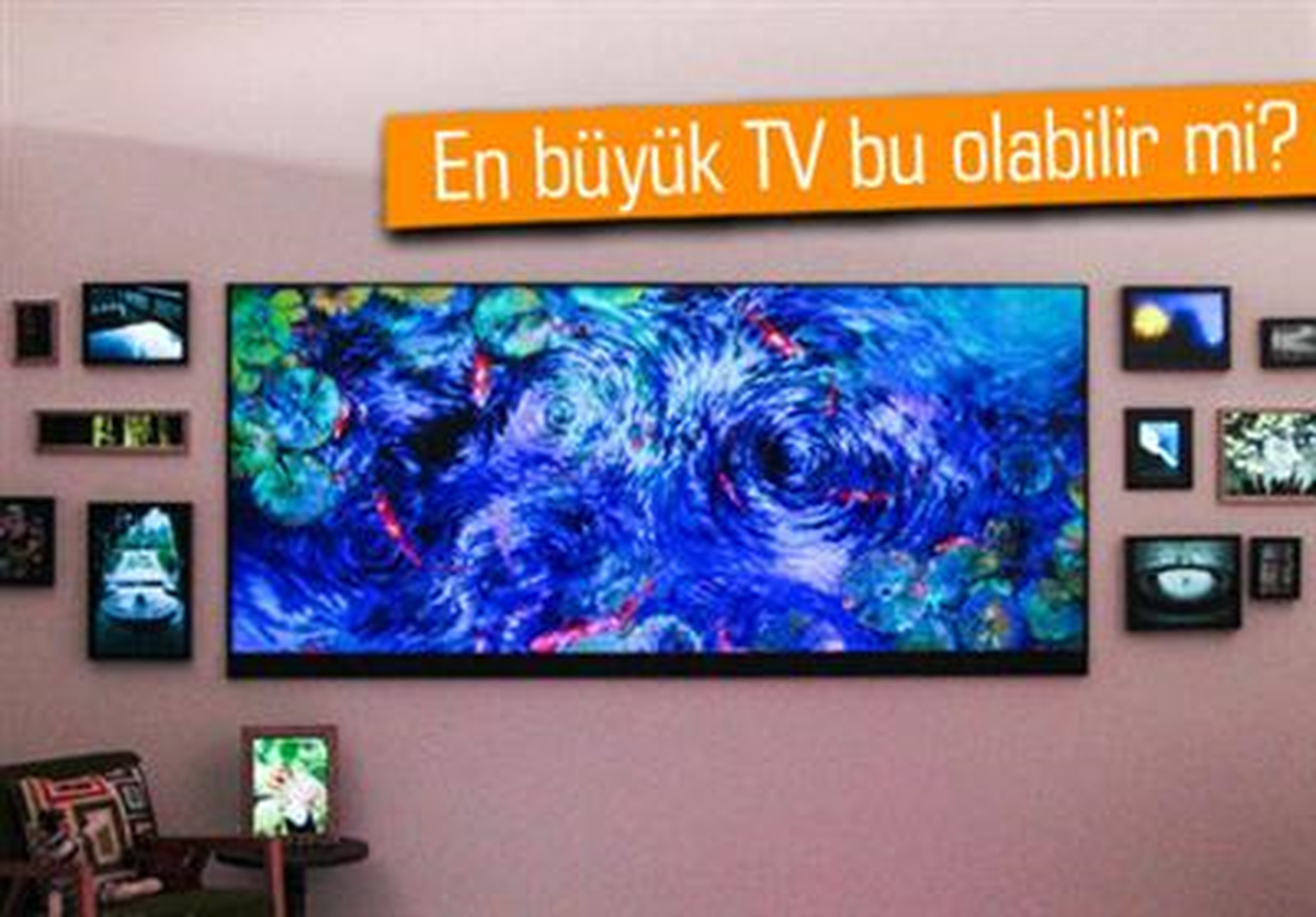Microsoft\'un 4k\'lık 120 İnç Televizyonu Şaşırtıyor