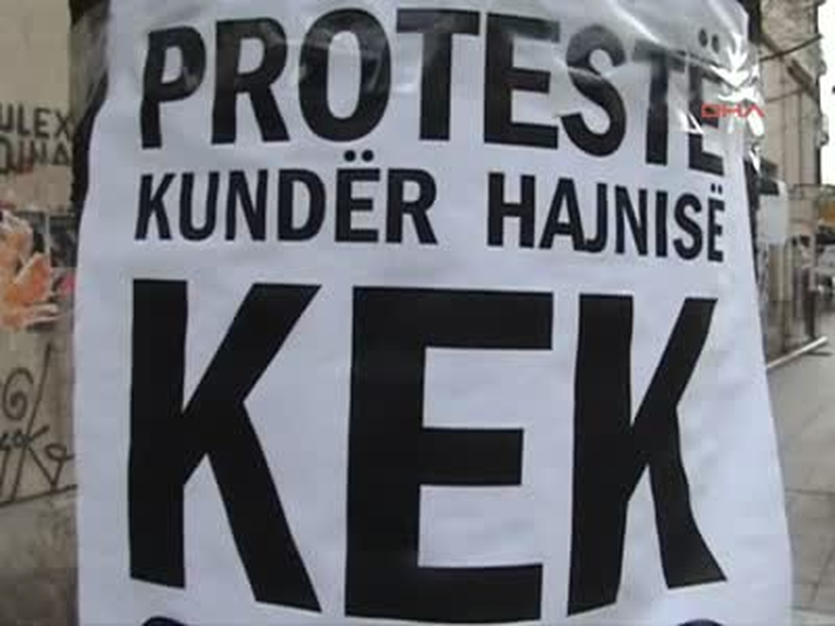 Priştine\'de Elektrik Zamları Protesto Edildi