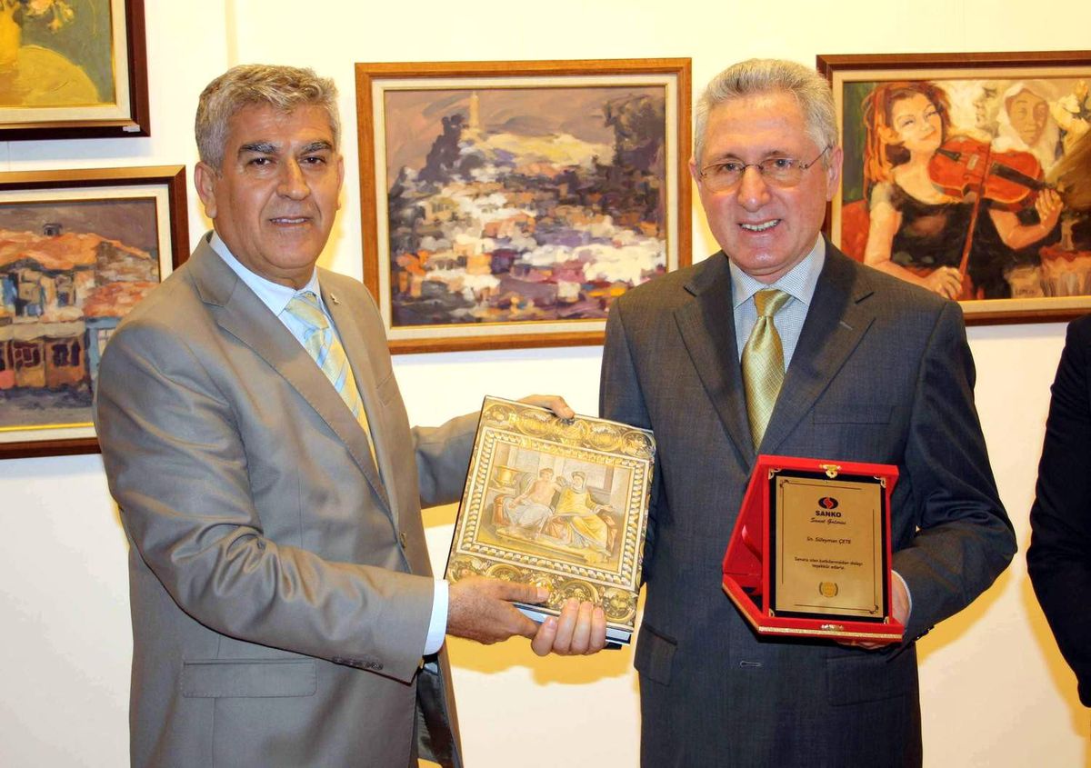 Ressam Çete, Sanko Sanat Galerisi\'nde Sergi Açtı
